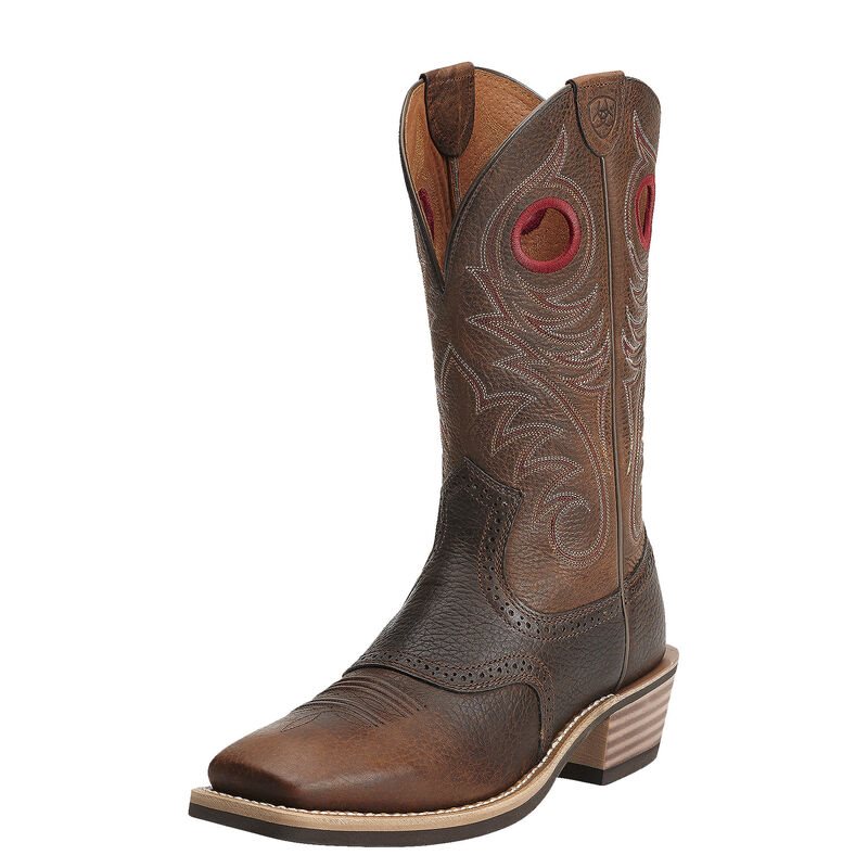 Ariat Heritage Roughstock Kahverengi Western Csizma Erkek (31074-485)